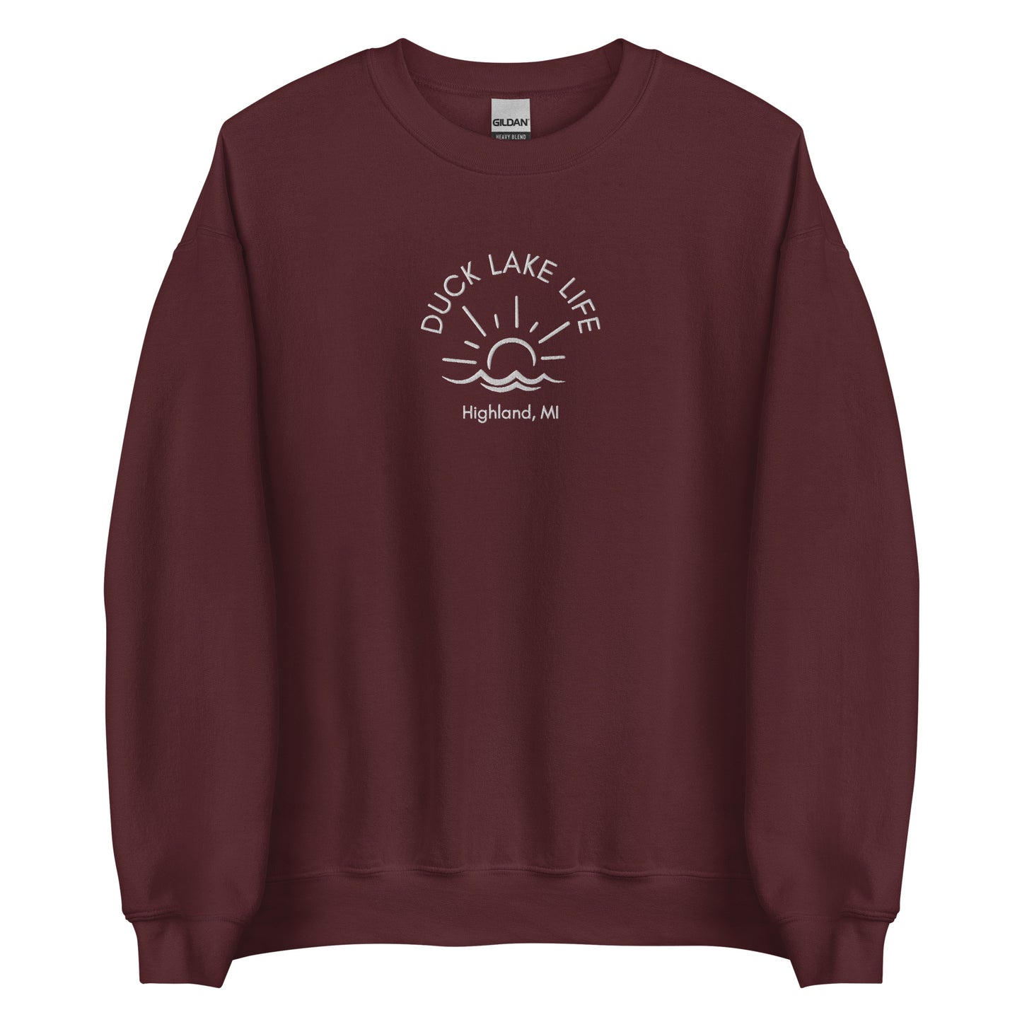 Embroidered Duck Lake Unisex Sweatshirt