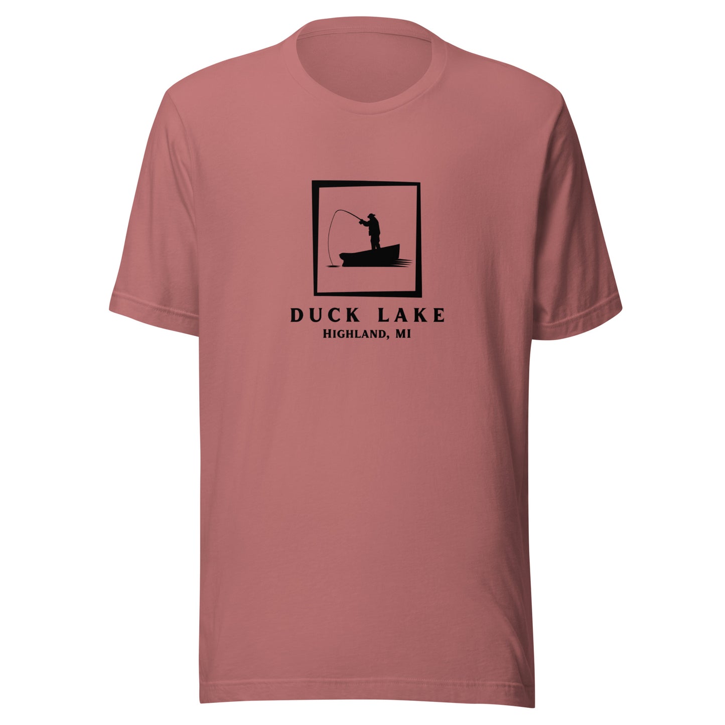 Duck Lake Fishing Unisex t-shirt