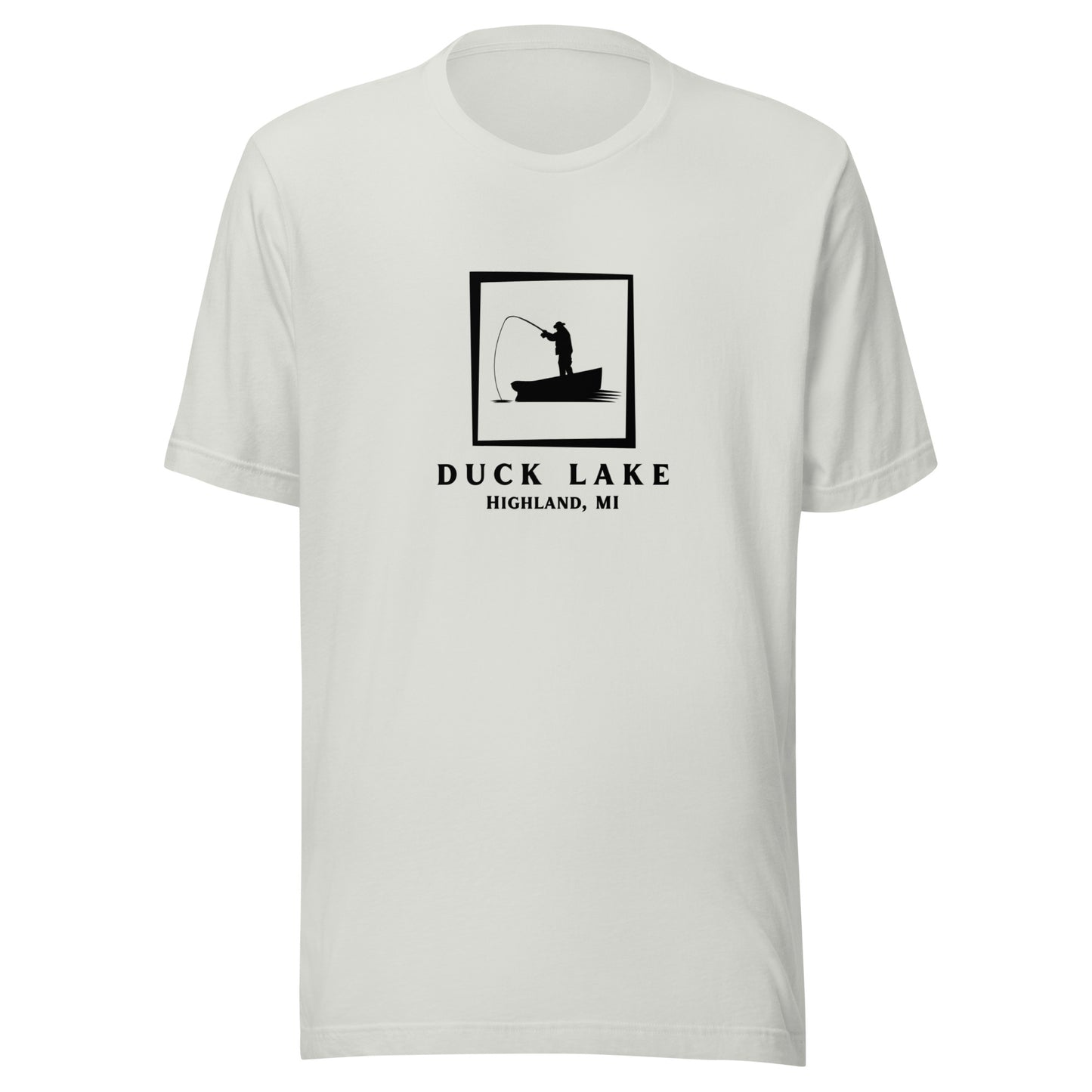 Duck Lake Fishing Unisex t-shirt